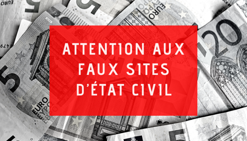 ETAT CIVIL FAUX SITE